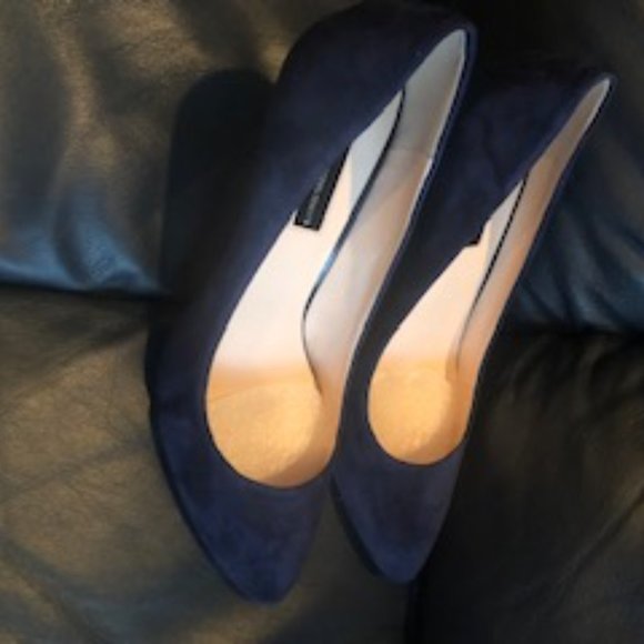 INC International Concepts, Navy Blue (Eclipse) Pump, Size 10 - Picture 2 of 2